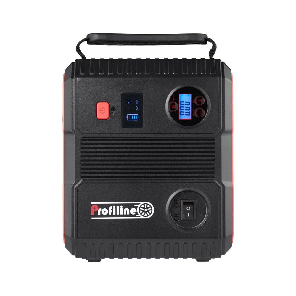 Пуско-зарядний пристрій+компресор Profiline BM600 3000А/24000mAh