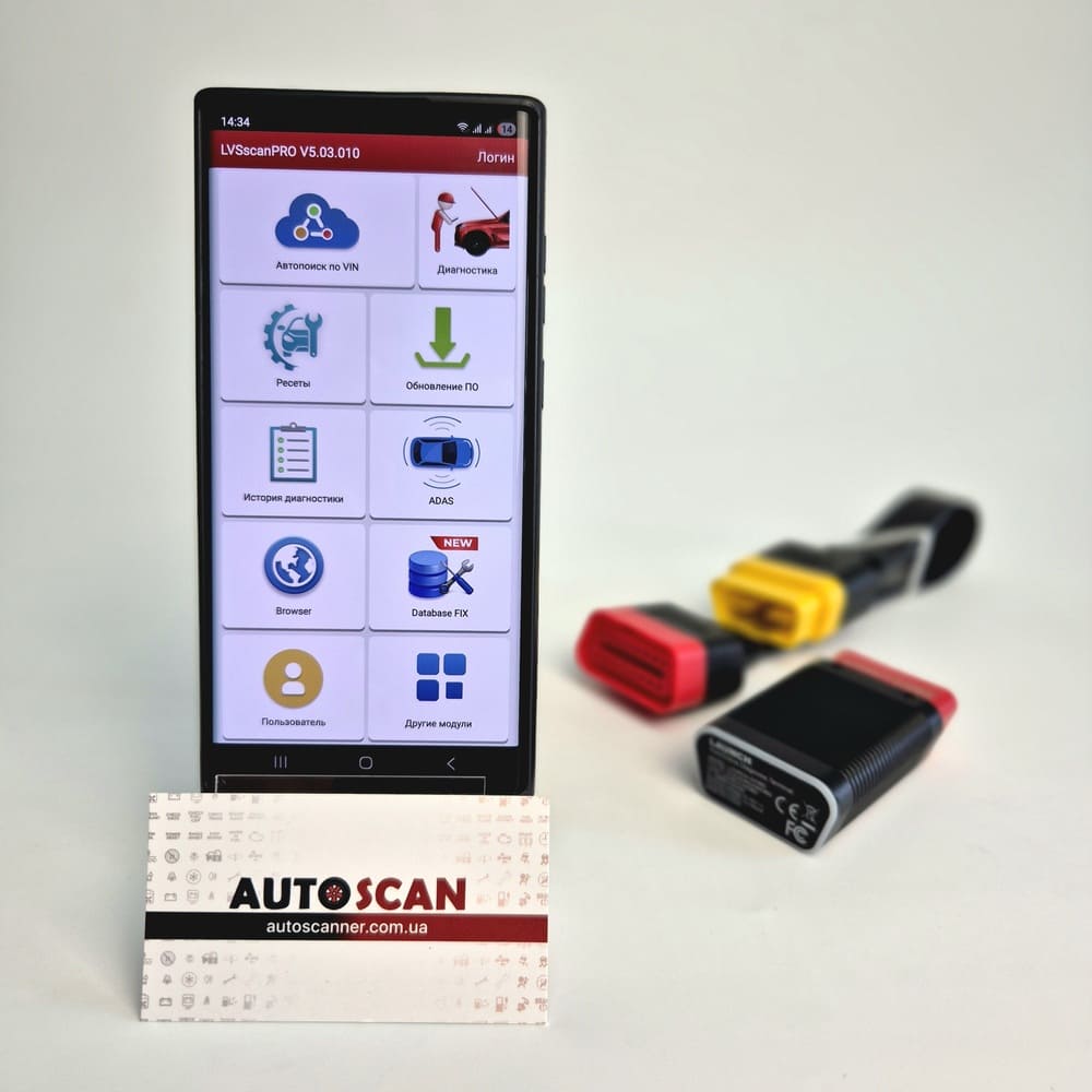 Автосканер Launch AIOBD з програмою LVSscan Pro