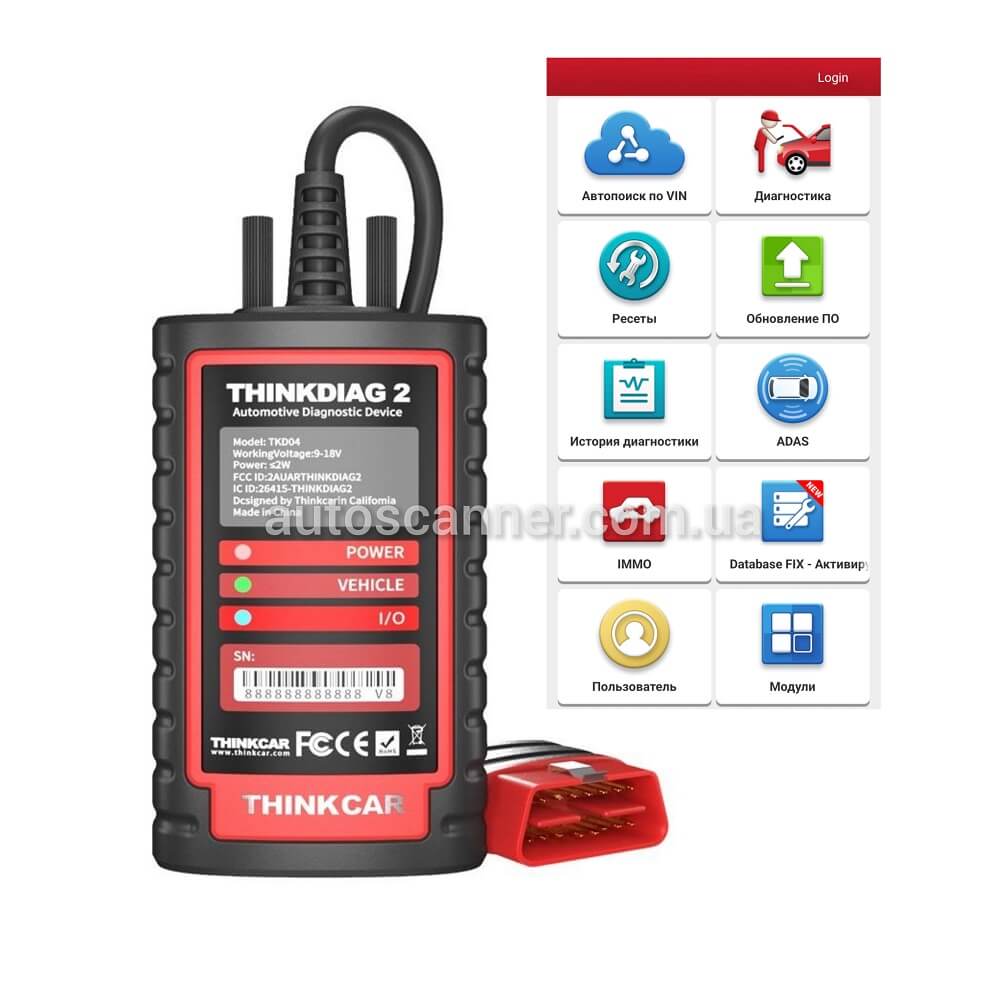 Thinkdiag 2 з LVSscan Pro