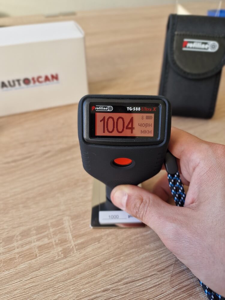 Товщиномір Profiline TG-588 Ultra X з пошуком GPS-трекерів